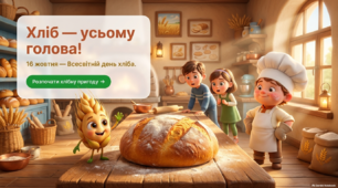 🍞🌾 ВСЕСВІТНІЙ ДЕНЬ ХЛІБА — 40 СЛАЙДІВ ІНТЕРАКТИВНОЇ МАГІЇ ДЛЯ 1–4 КЛАСІВ! 🥖✨