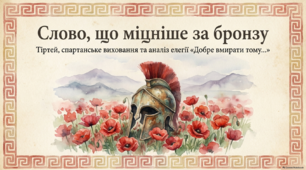 Патріотичні мотиви поезії Тіртея