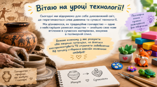 Проєкт "Аксесуар в етнічному стилі"  9 клас НУШ Тема. Гончарство як вид декоративно-ужиткового мистецтва. Полімерна глина: види та основні техніки роботи з нею