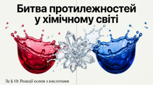 Презентація "Реакції основ з кислотами"