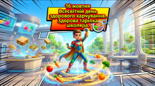 Всесвітній день здорового харчування. Здорова тарілка школяра 1-4 класи 🦸♂️🥦🍎