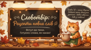🍂🐱 Осінній словотвір із Мурчиком. Що таке словотвір? 🍁📚