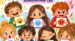 Гра "Підбери емоцію до ситуації".Розрахована для дітей 5-9 класів.