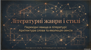 Літературні жанри та стилі. Епічні, ліричні й драматичні жанри. Міжжанрові та міжродові утворення. Загальні та індивідуальні стилі.