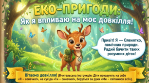 ЯДС 2 клас Проєкт – дослідження №1. Як я впливаю на моє довкілля