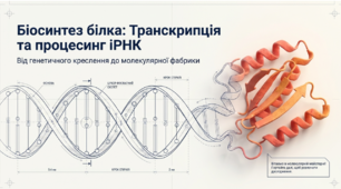 Презентація "Біосинтез білка. Транскрипція і процесинг іРНК" 10 клас (проф)