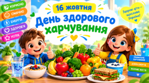 Ранкова зустріч "16 жовтня — День здорового харчування"