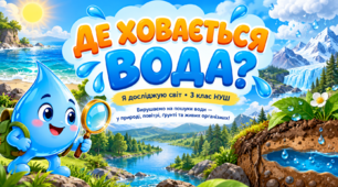 Презентація «Де ховається вода?»  3 клас НУШ