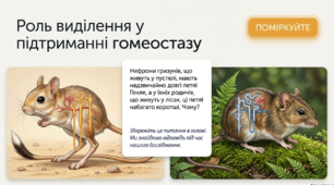 Презентація "Роль виділення у підтриманні гомеостазу" 10 клас (проф)