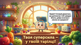 Ранкове вітання: "День здорового харчування"