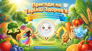 Пригоди на Тарілці Здоров’я! 🍎🥦 Казкова презентація + інфографіка про здорове харчування