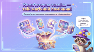 Комп’ютерна техніка, як засіб здійснення дій з інформацією - презентація з інформатики 2 клас НУШ