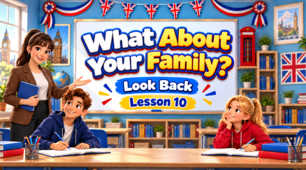 Презентація "What about your family?" Look Back. Unit 2. Lesson 10 - 5 клас НУШ (Карпюк)