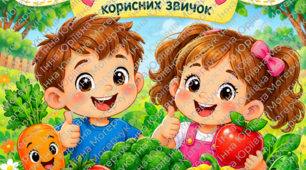 Дитяча книжка «Смачно їмо — здоровими ростемо!»