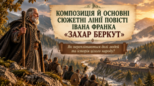 Композиція й основні сюжетні лінії повісті Івана Франка «Захар Беркут» | Українська література, 7 клас
