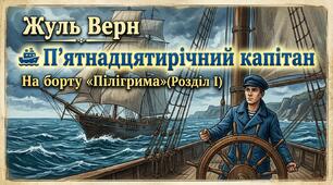 🚢 На борту «Пілігрима»: пригоди починаються! (Жуль Верн "П'ятнадцятирічний капітан") Розділ І