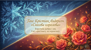 Ганс-Крістіан Андерсен. «Снігова королева». Боротьба добра і зла в казці.  ТЛ. Оригінал і переклад.