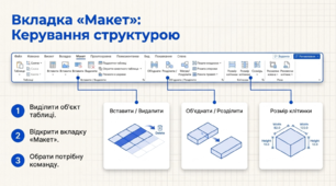 Таблиці в текстовому документі. Ч.2 Інформатика  6 клас