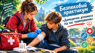 §13. Безпековий практикум «Долікарська допомога під час травмування»