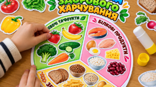 Безкоштовно 🍎 Аплікація «Моя тарілка здорового харчування» 🥦