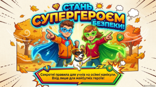 Інструктаж з БЖД перед осінніми канікулами "Стань супергероєм безпеки". Безпечні осінні канікули: Пам’ятка для учнів та батьків.