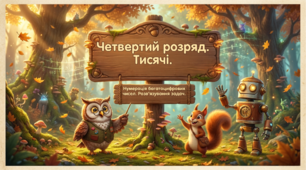 Четвертий розряд. Тисячі. 4 клас