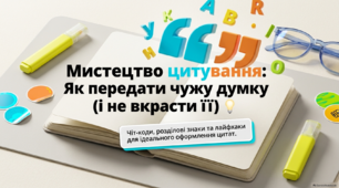 Цитата як спосіб передачі чужого мовлення. Розділові знаки для оформлення цитат