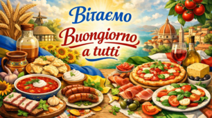 Стільний урок італійської та української школи Traditional cuisine