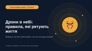 Дрони в небі: правила, які рятують життя — готова виховна година (5–11 класи)