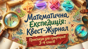 Математичний практикум «Математичний мікс» 3-4 клас. таблиця множення на 2, 3, 4, 5