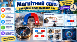 «Магнітний світ: невидимі сили навколо нас» | Фізика, 9 клас
