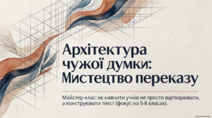 РМ № 5. Усний докладний переказ художнього тексту розповідного характеру з елементами роздуму