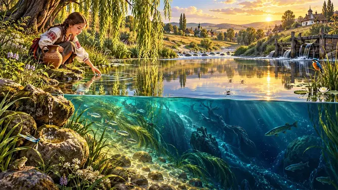 Прислів'я про воду для дітей – чому тиха вода греблі рве