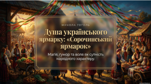 Інтерактивна кінематографічна презентація: М. Гоголь «Сорочинський ярмарок» (9 клас)