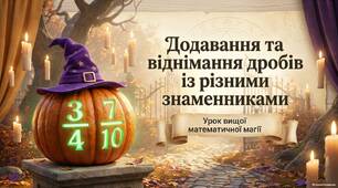 Додавання дробів із різними знаменниками