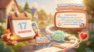 17 жовтня - Всесвітній день травм