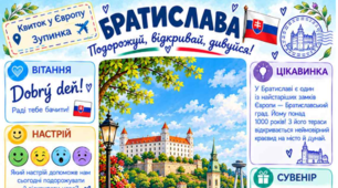 Ранкова подорож маленьких мандрівників. БРАТИСЛАВА
