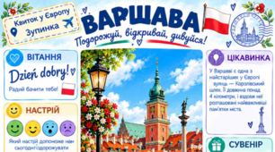 Ранкова подорож маленьких мандрівників. ВАРШАВА