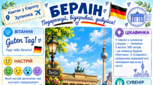 Ранкова подорож маленьких мандрівників. БЕРЛІН