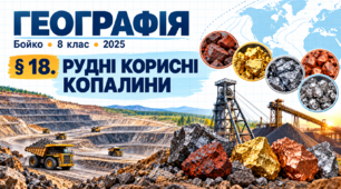 Рудні корисні копалини. Презентація, інфографіка, робочий
