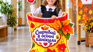 🍂 Фотобутафорія «Стрибай в осінні канікули!» ☔👢