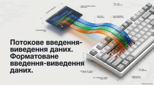 Потокове введення-виведення даних. Форматоване введення-виведення даних