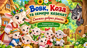 🐺 «Вовк, Коза та семеро козенят: Стежка добрих рішень»