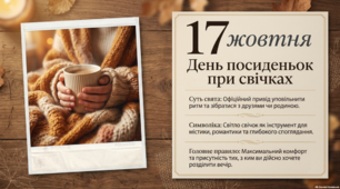 17 жовтня - День посиденьок при свічках