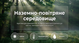 15. Наземно-повітряне середовище та адаптації до нього організмів