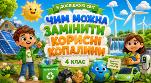 Презентація до уроку ЯДС, 4 клас, «Чим можна замінити корисні копалини»