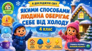 Презентація до уроку ЯДС, 4 клас, «Якими способами людина оберігає себе від холоду»