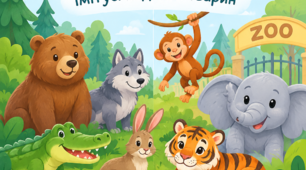Forest and Zoo Animals — імітуємо диких тварин!/ за прогр. Гунько С.В.