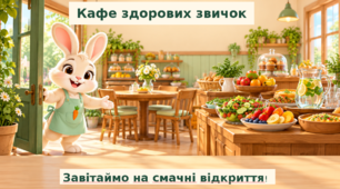 Конспект "Здорове харчування. Ігрова подорож «Кафе здорових звичок»"