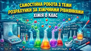 Самостійна робота з теми "Розрахунки за хімічними рівняннями"